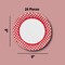 Red Gingham Paper Dinner Plates 24 Count Classic Picnic Party Plates 9 Inch
